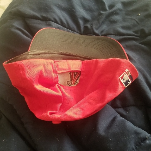 Los Angeles Angels Red Mens Adjustable Baseball Cap Preowned. - Picture 3 of 6